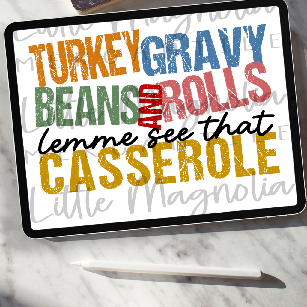 Lemme see that Casserole