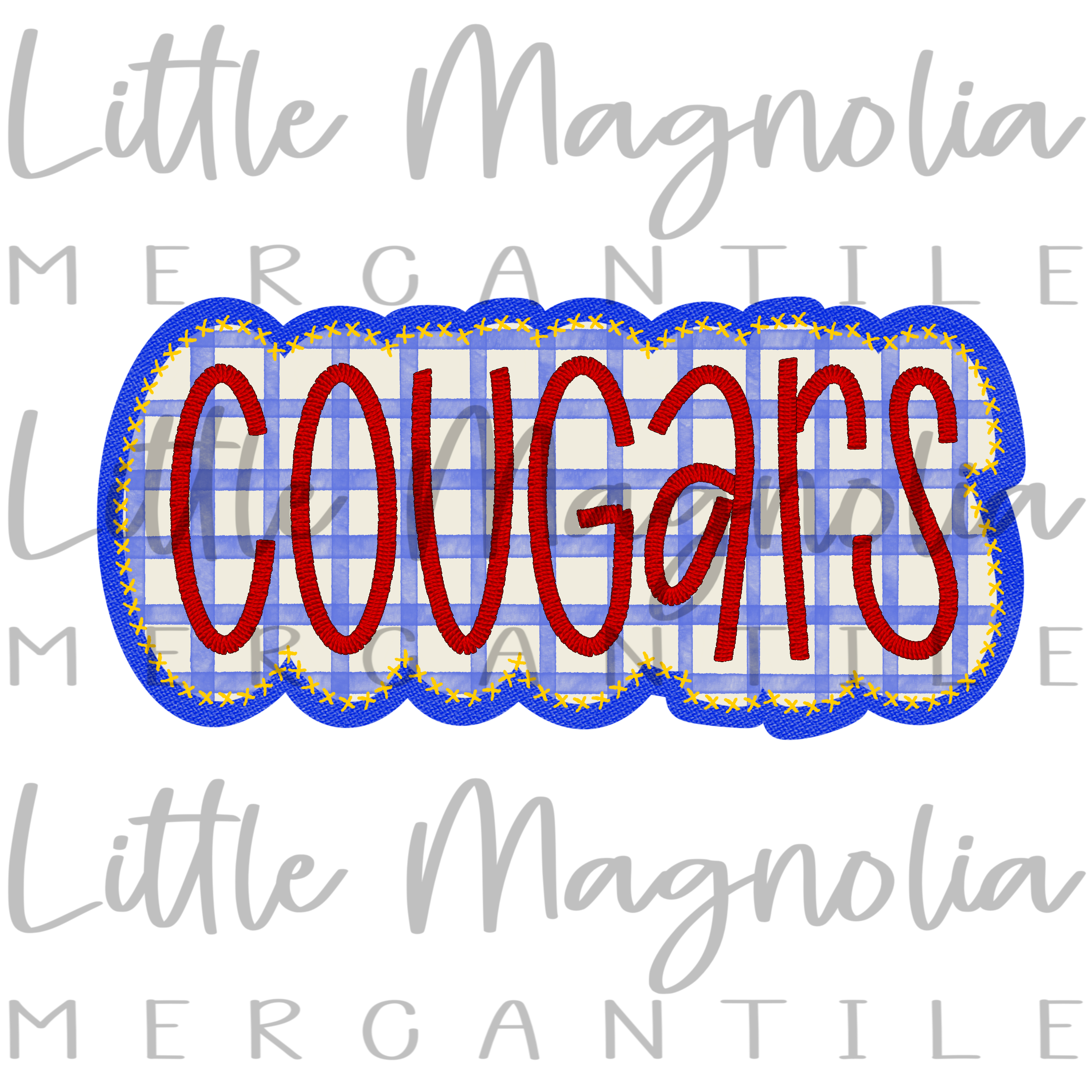 Faux Embroidery Patch