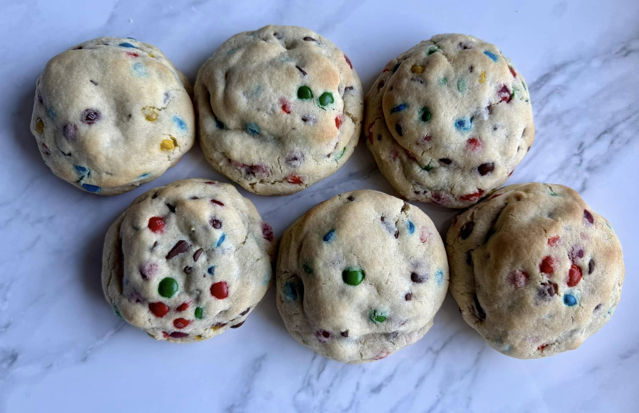 Chocolate Chip M&M Drop Cookies
